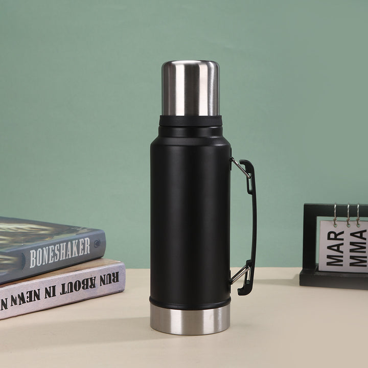 Unisex Insulated Stainless Steel Water Bottle with Carrying Handle Kalsten