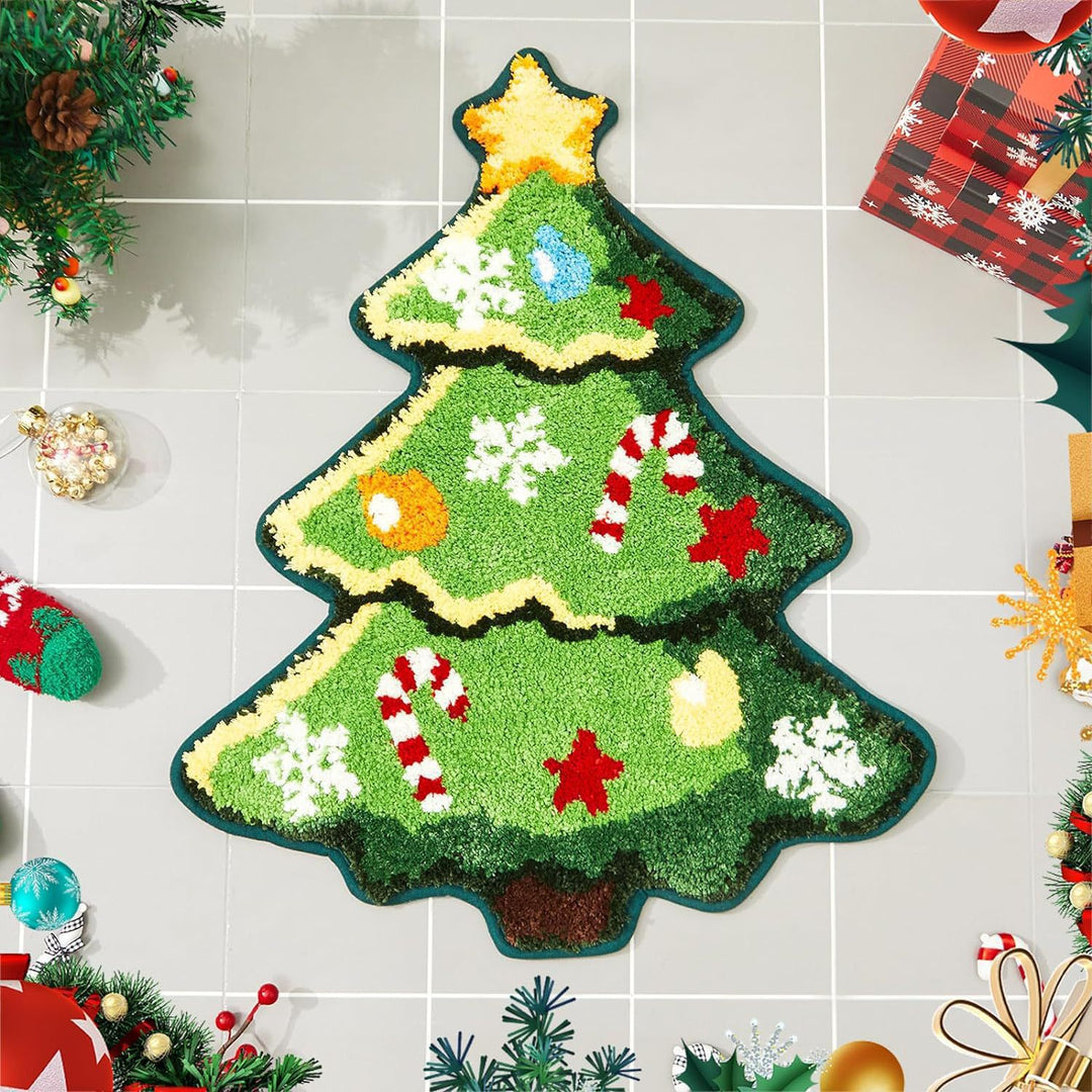 Christmas Tree Shaped Area Rug