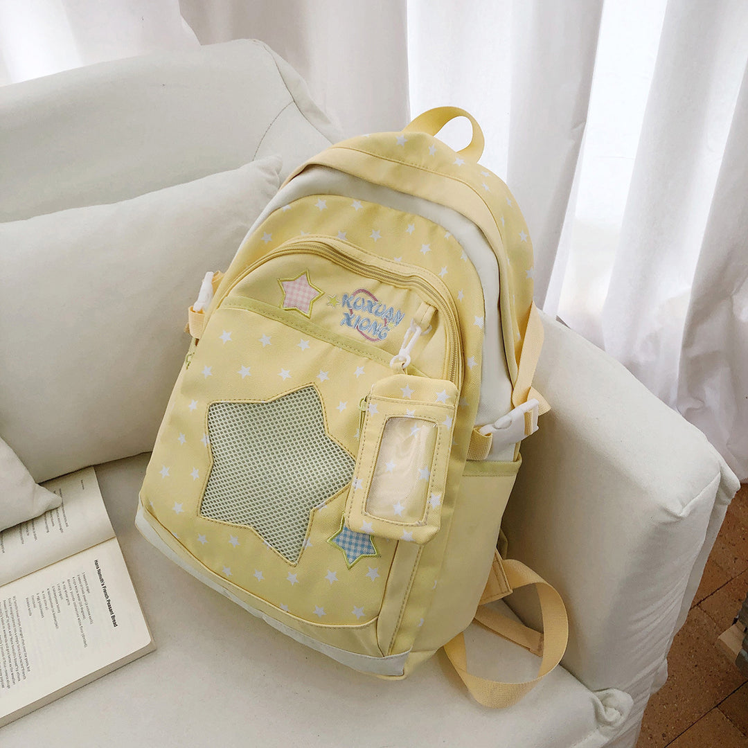 Cute Star-Print Backpack Kalsten