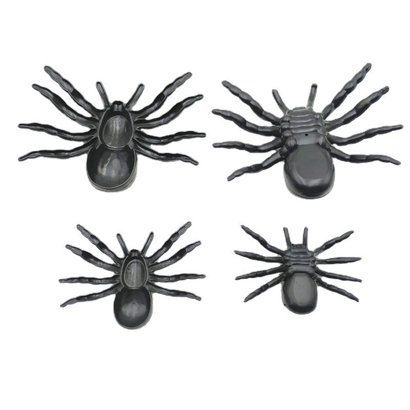 Realistic Halloween Spider Figurines Kalsten