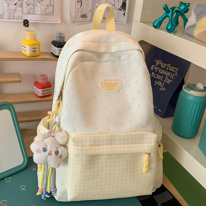 Stylish Star-Print Backpack Kalsten