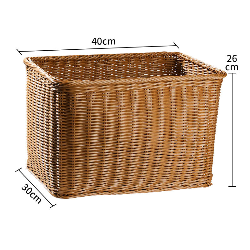 Unisex Practical Storage Basket made of High-Quality Rattan Kalsten
