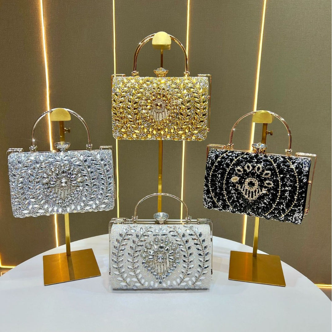 Ornate Beaded Evening Handbag