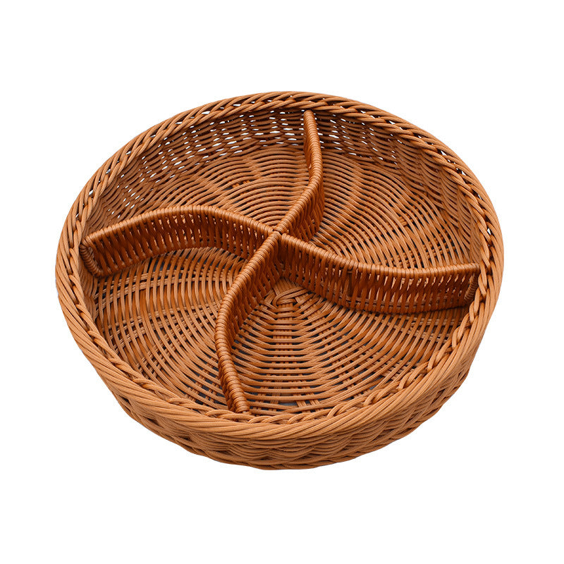 Multi-Compartment Woven Organizer Tray Kalsten