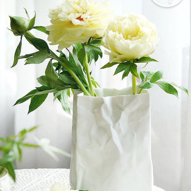 Stylish Crumpled Paper Storage Bag