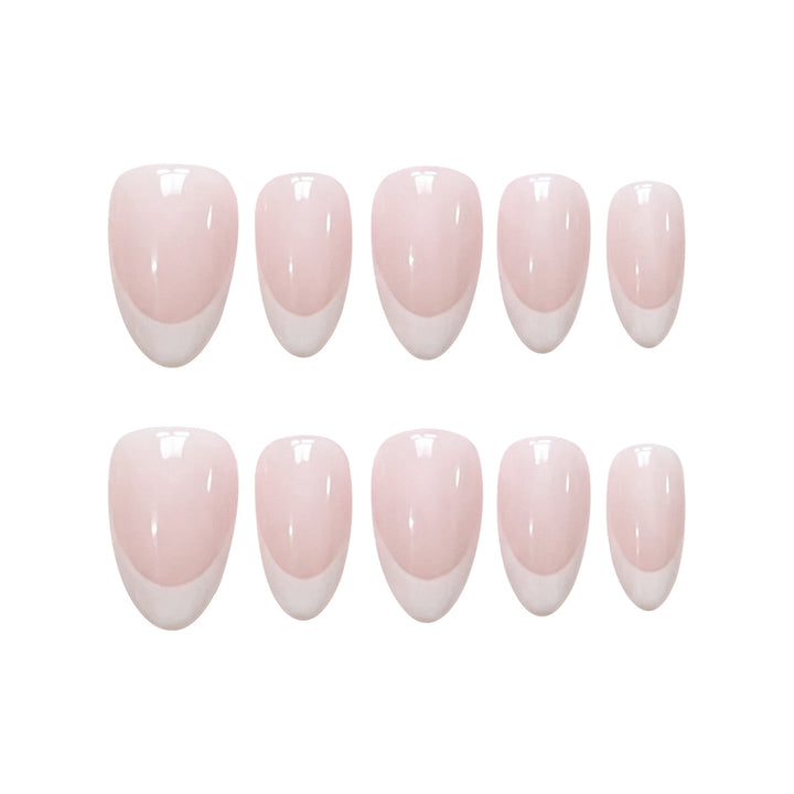 Elegant French Tip Press-On Nail Set