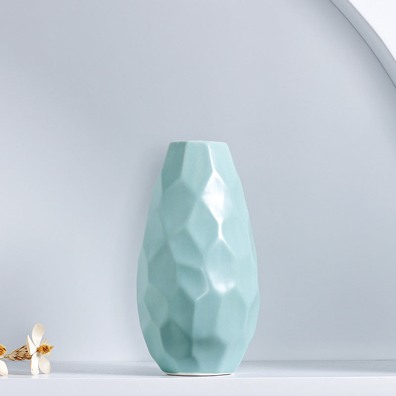 Unique Geometric Ceramic Vase Kalsten