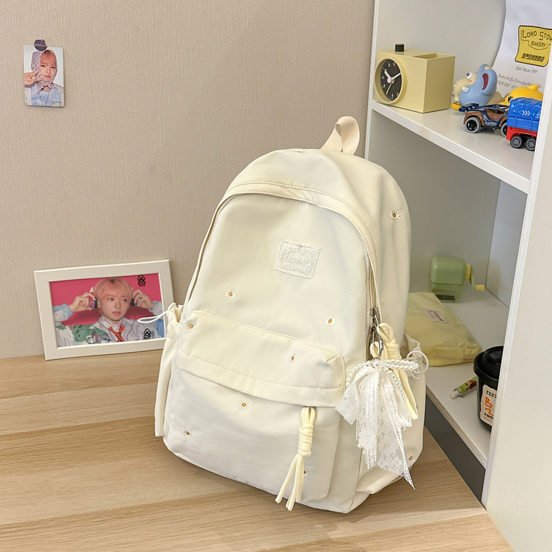 Stylish Floral-Embellished Backpack Kalsten