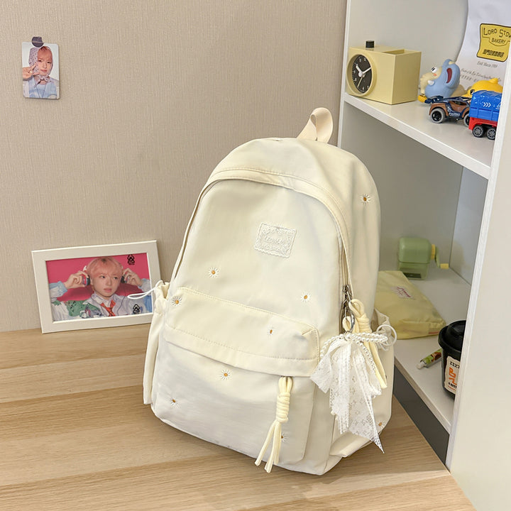 Stylish Floral-Embellished Backpack Kalsten