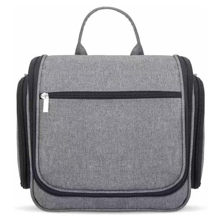 Elegant cosmetic bag with hanging hook and versatile compartments Kalsten