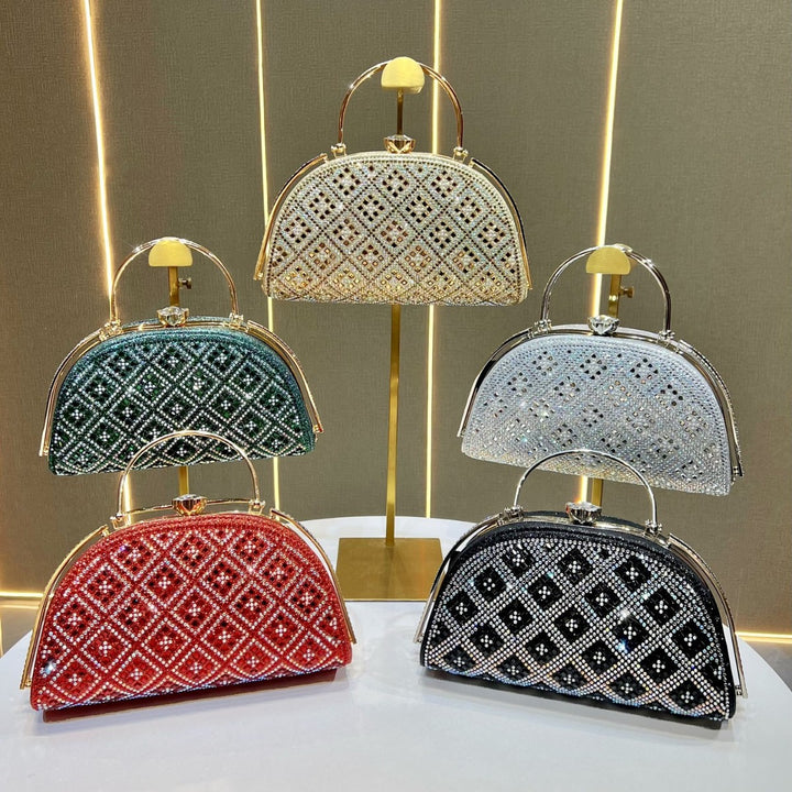 Vintage Inspired Bejeweled Evening Handbag