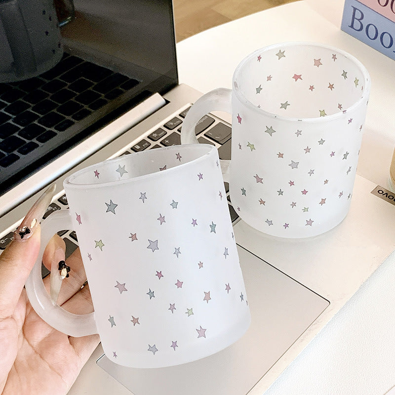 High-quality ceramic mug with sparkling star design Kalsten