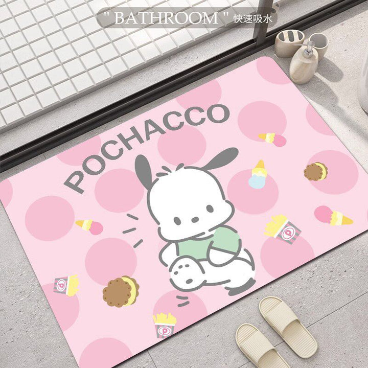 Cartoon Character Bath Mat for Bathroom