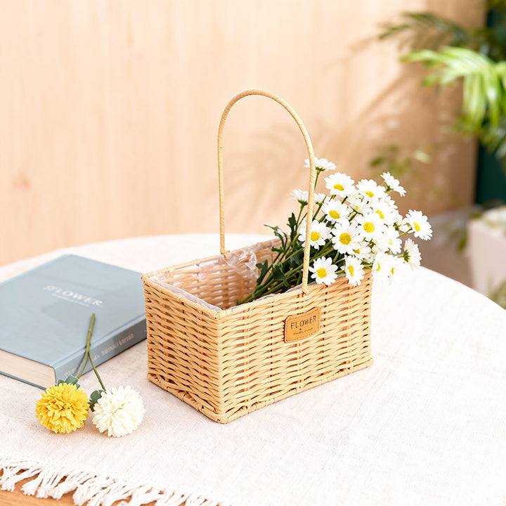 Decorative Wicker Storage Basket Kalsten