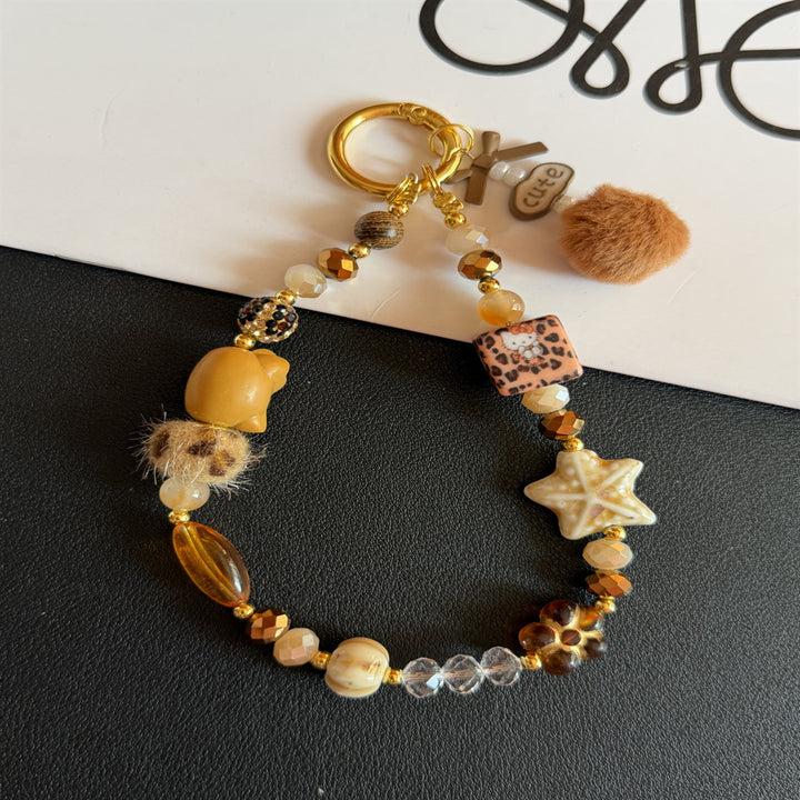 Decorative Beaded Charm Keychain Kalsten 1790135438