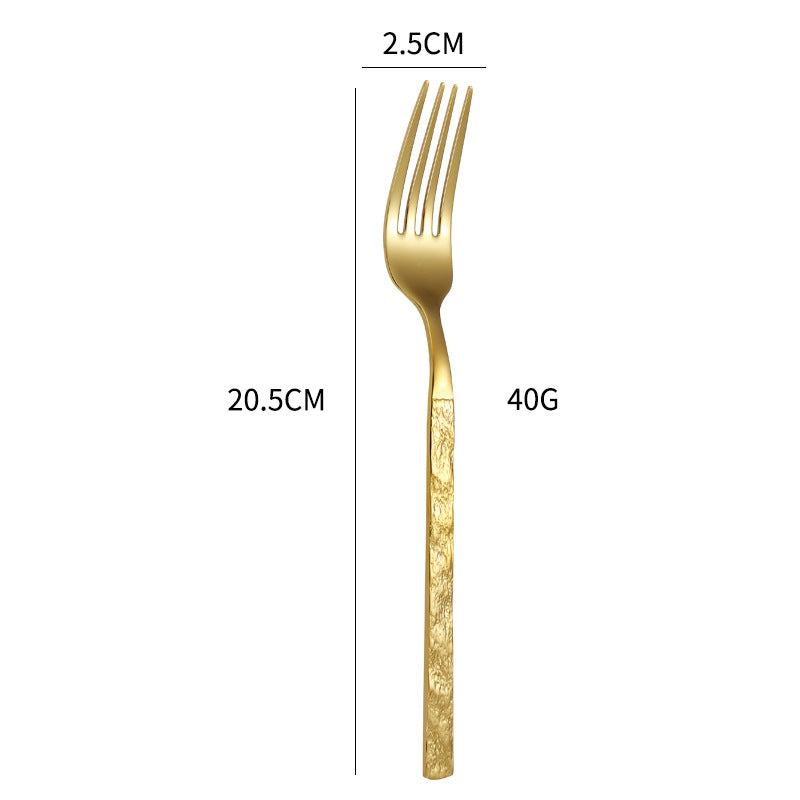 High-quality cutlery set with stylish, textured handle Kalsten