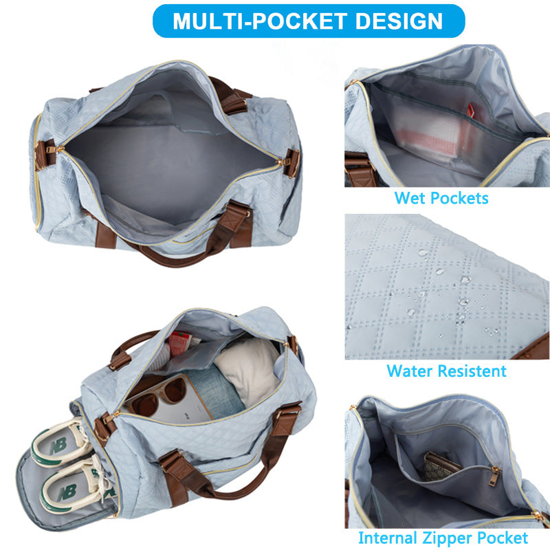 Quilted Weekender Bag Kalsten
