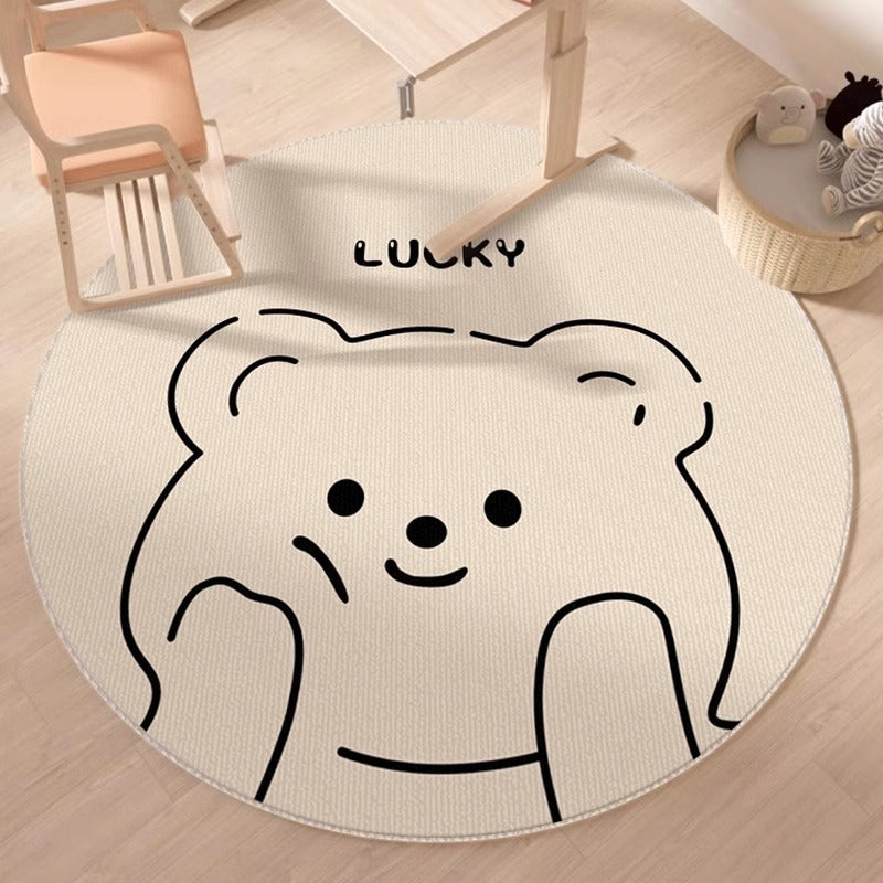 Round Playroom Area Rug