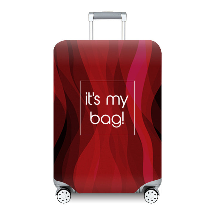 Women's Hard Shell Travel Suitcase with Custom Statement Design Kalsten