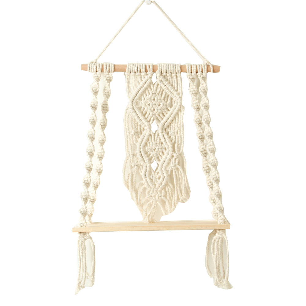Decorative Macrame Shelf Kalsten