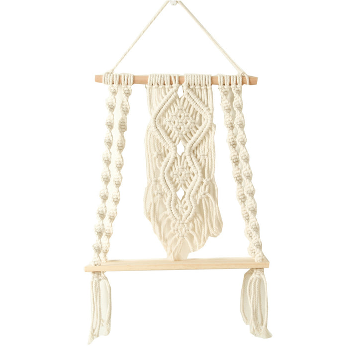 Decorative Macramé Swing Shelf Kalsten