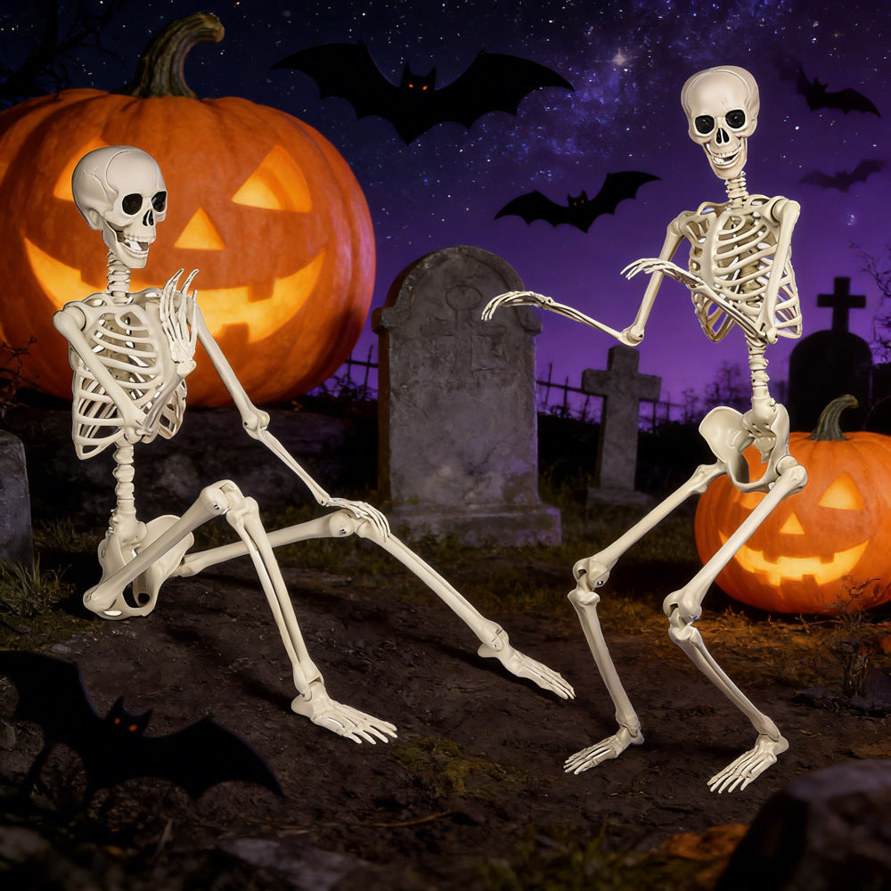 Realistic Sitting Skeleton Prop Kalsten