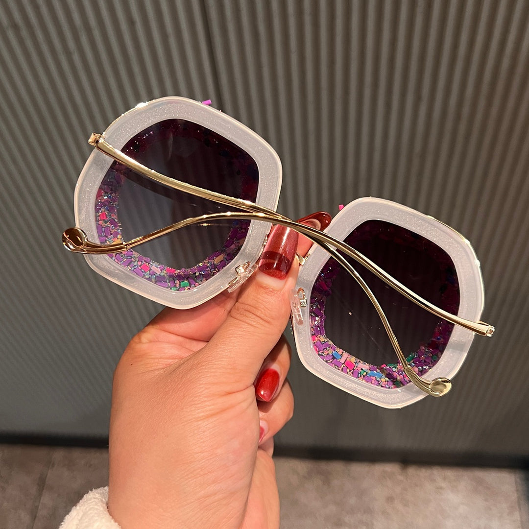 Women's fashion sunglasses with creative structures and colorful accents Kalsten