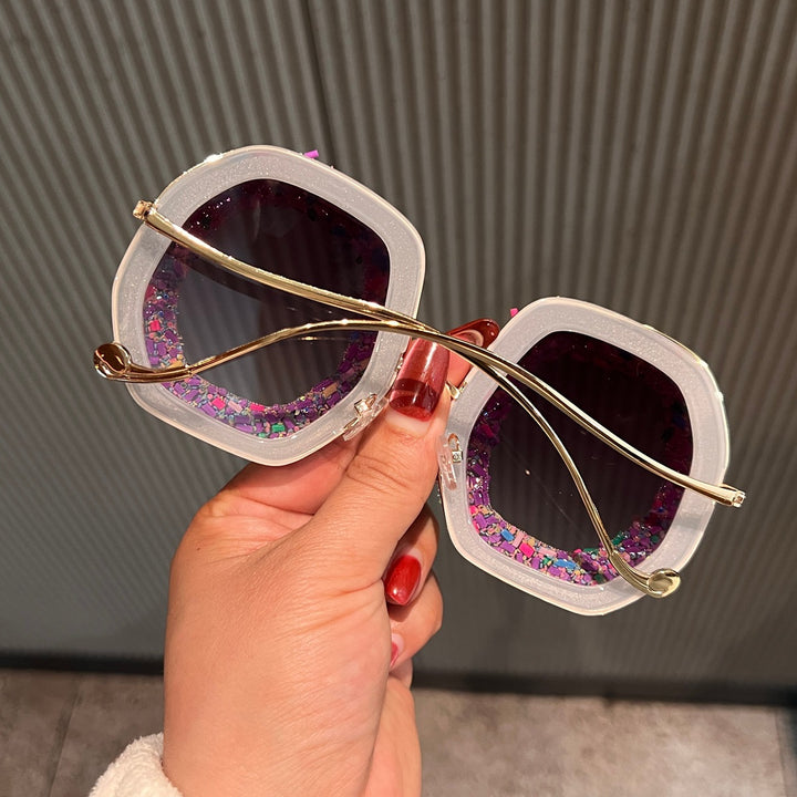 Women's fashion sunglasses with creative structures and colorful accents Kalsten
