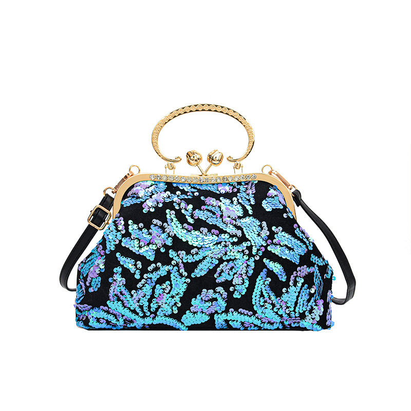 Elegant Sequined Evening Handbag