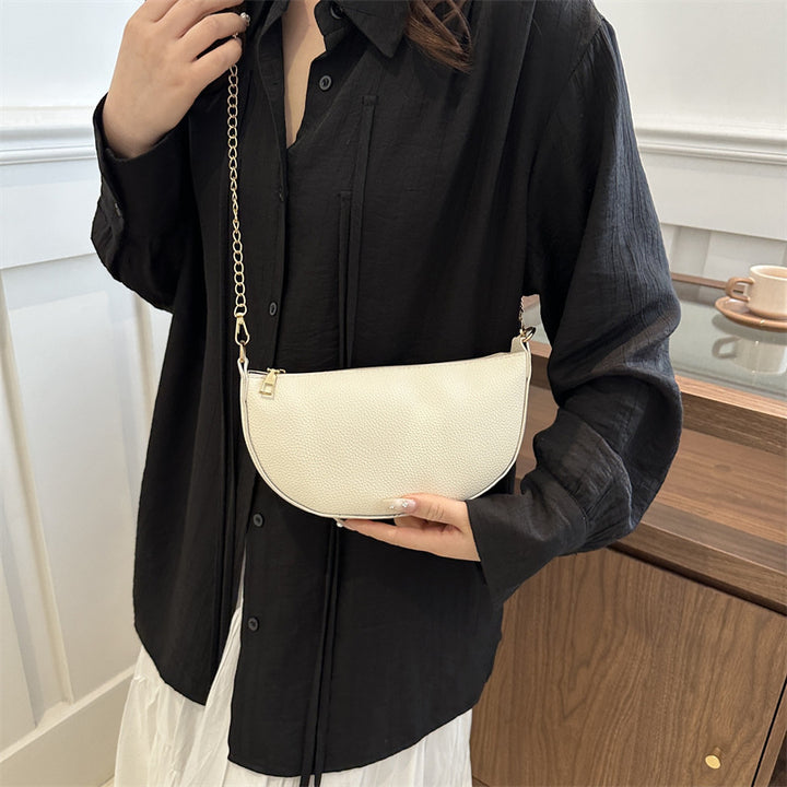 Minimalist Half-Moon Crossbody Bag Kalsten