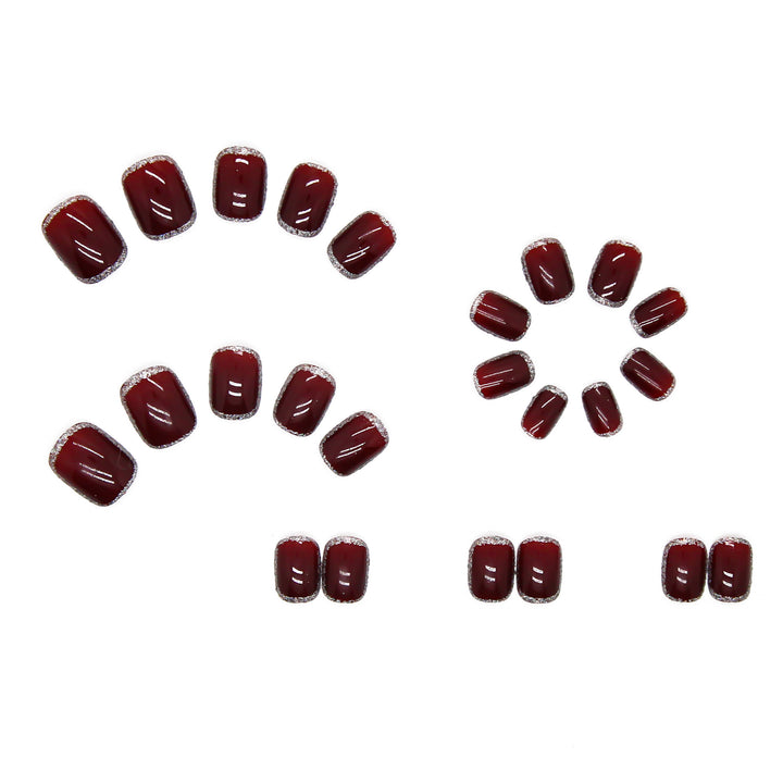 Decorative Glittered Nail Art Tips Kalsten