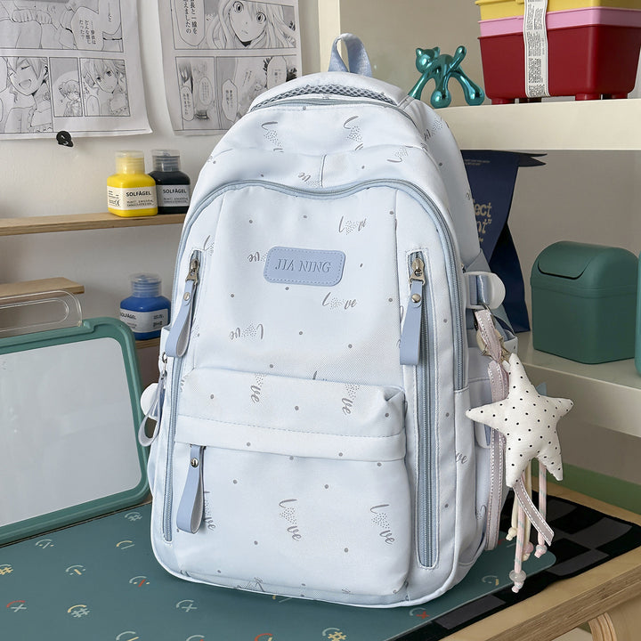 Stylish Love-Embellished Backpack Kalsten