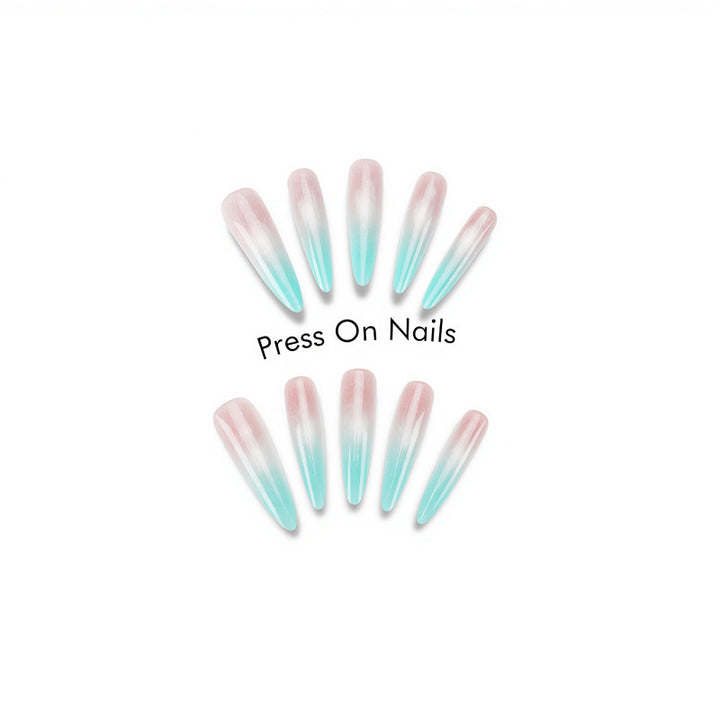 Gradient Press-On Nails Kalsten