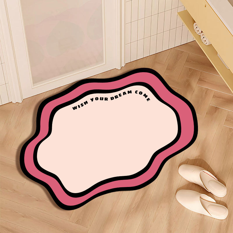 Whimsical Cloud-Shaped Bath Mat