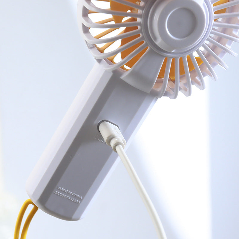 Ladies portable USB fan with ergonomic handle Kalsten