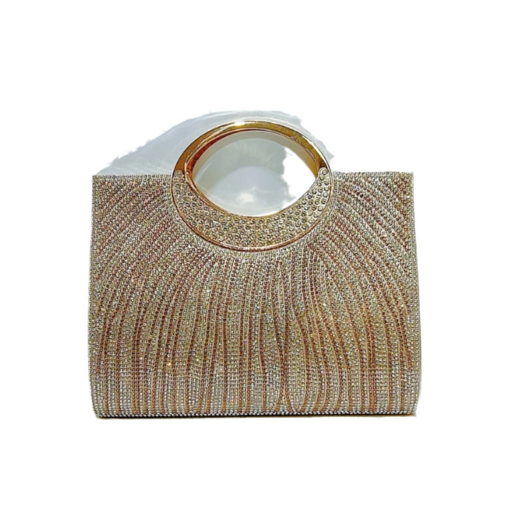 Glamorous Rhinestone-Designed Evening Handbag