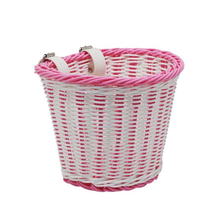 Decorative Woven Bike Basket Kalsten