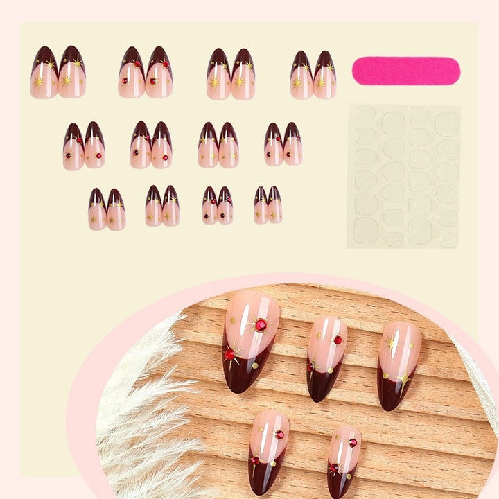 Artificial Nail Set with Glamorous Designs Kalsten