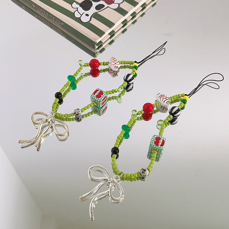 Beaded Charm Phone Lanyard Kalsten 1790134913