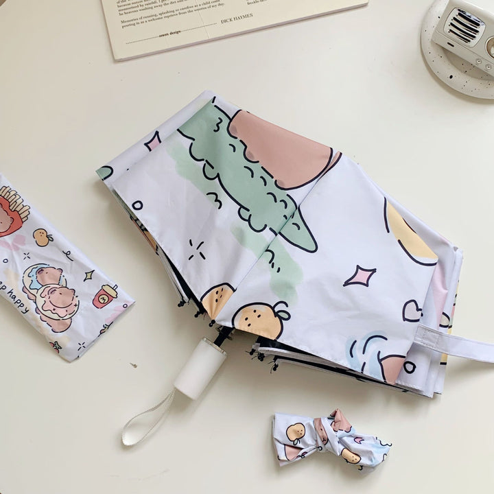Women's Foldable Umbrella with Animal Motifs Kalsten
