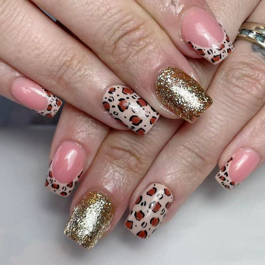 Artistic Animal Print Nail Art Enhancements Kalsten