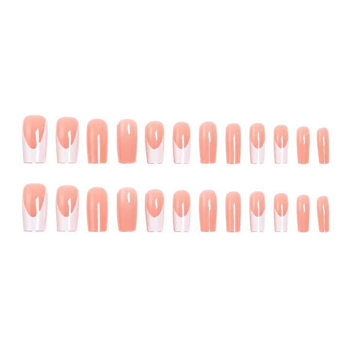 Elegant Natural Fake Nails Kalsten