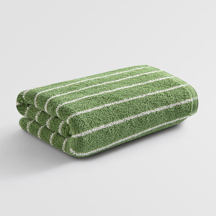 Women's Velour Bath Towel with Striped Design Kalsten