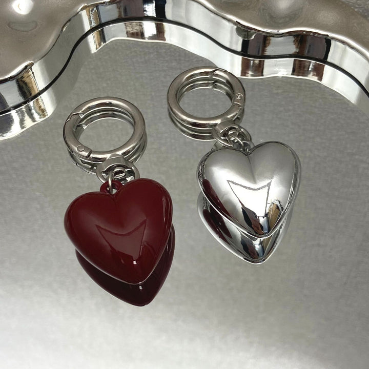 Heart-Shaped Charm Keychain Kalsten