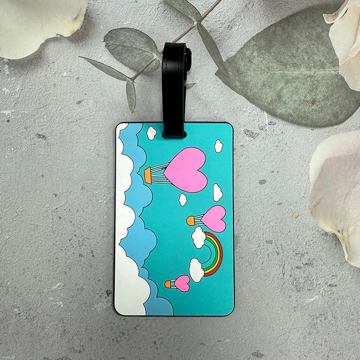 Whimsical Cloud-Themed Luggage Tag Kalsten
