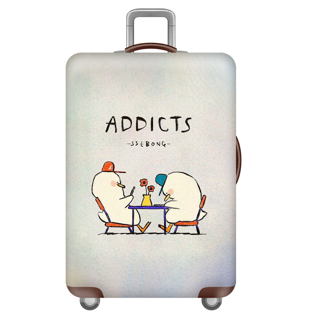 Women’s Hardshell Luggage with Creative Cartoon Design Kalsten