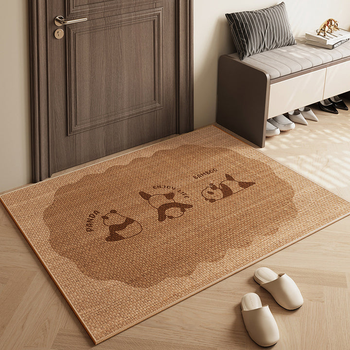 Decorative Cat-Themed Door Mat