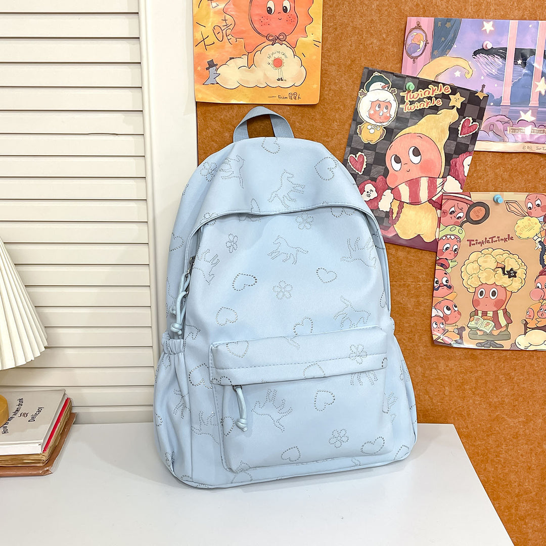 Durable Graphic Print Backpack Kalsten