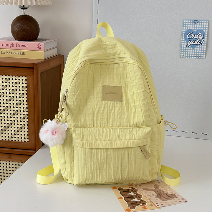 Lightweight Textured School Backpack