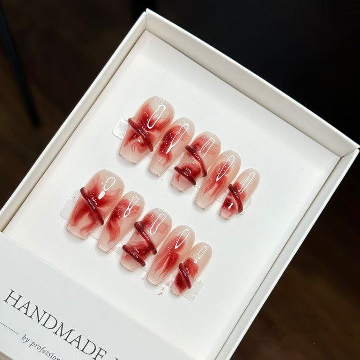 Artisan Handmade Press-On Nail Art Set